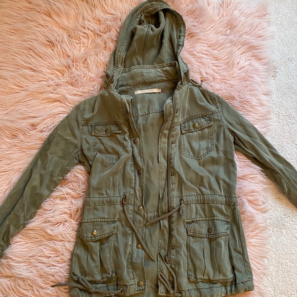 Green soft jacket